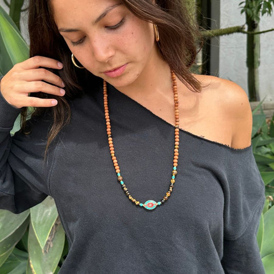 Evil Eye Mala Necklace *Final Sale*