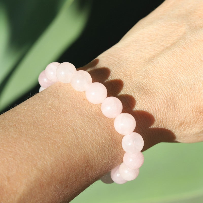 AAA Rose Quartz Big Bead Bracelet *Final Sale*