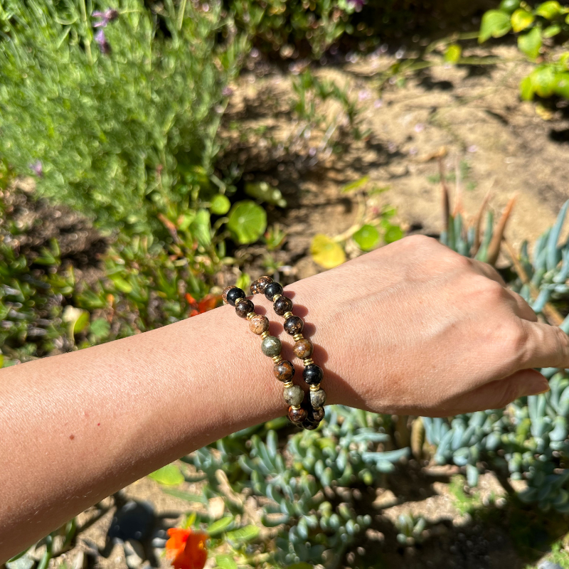 Astrophillite Wrist Mala Bracelet