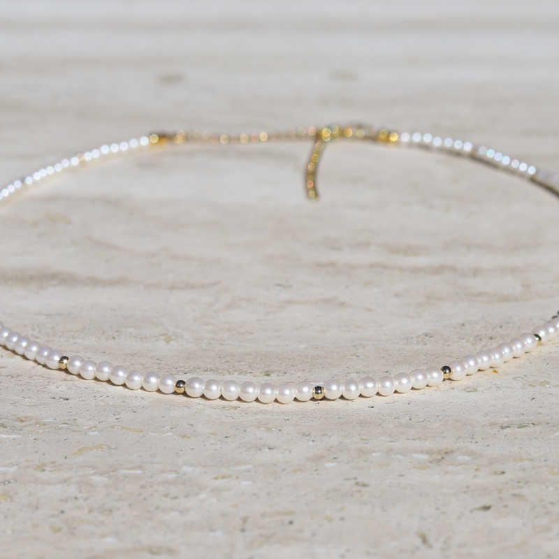 Beautiful Vegan Pearl Necklace
