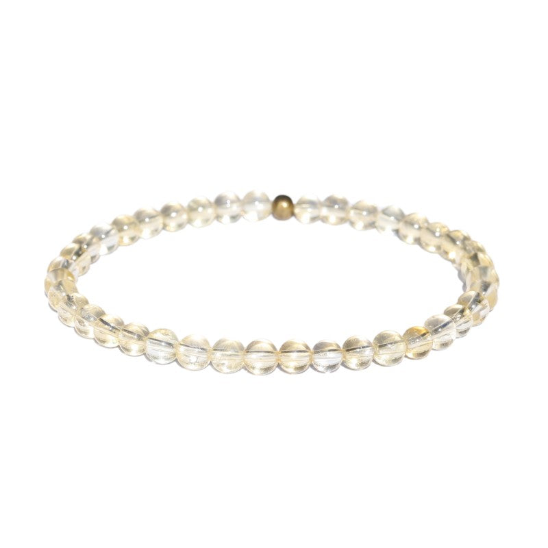 Citrine Delicate Beaded Bracelet