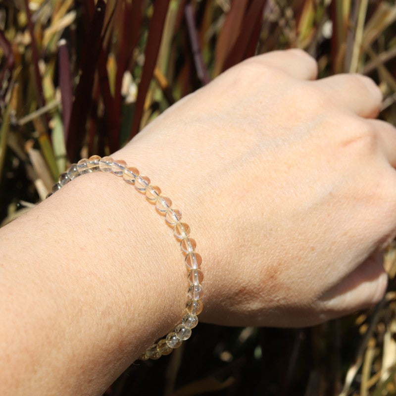 Citrine delicate bracelet