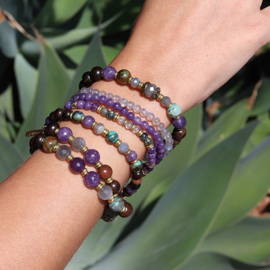 Ebony and Labradorite Bracelet