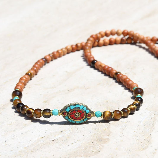 Evil Eye Mala Necklace *Final Sale*