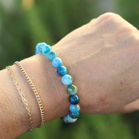 Imperfect Hemimorphite Bracelet *Final Sale*