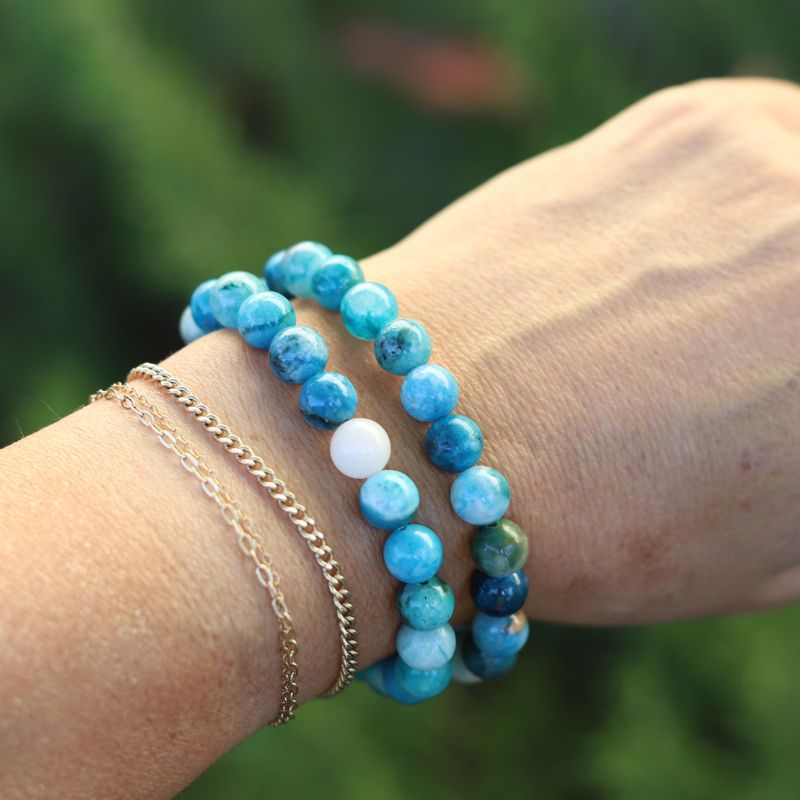 Imperfect Hemimorphite Bracelet *Final Sale*