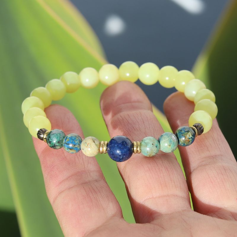Jade and Chrysoprase Bracelet *Final Sale*