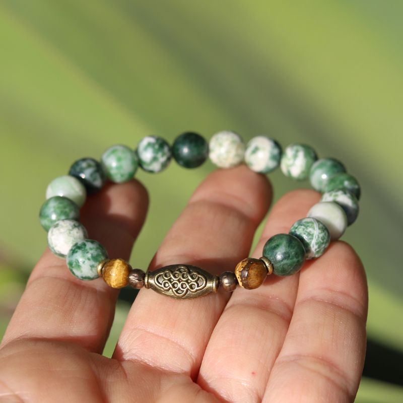 Jade and Tiger's Eye Bracelet *Final Sale*
