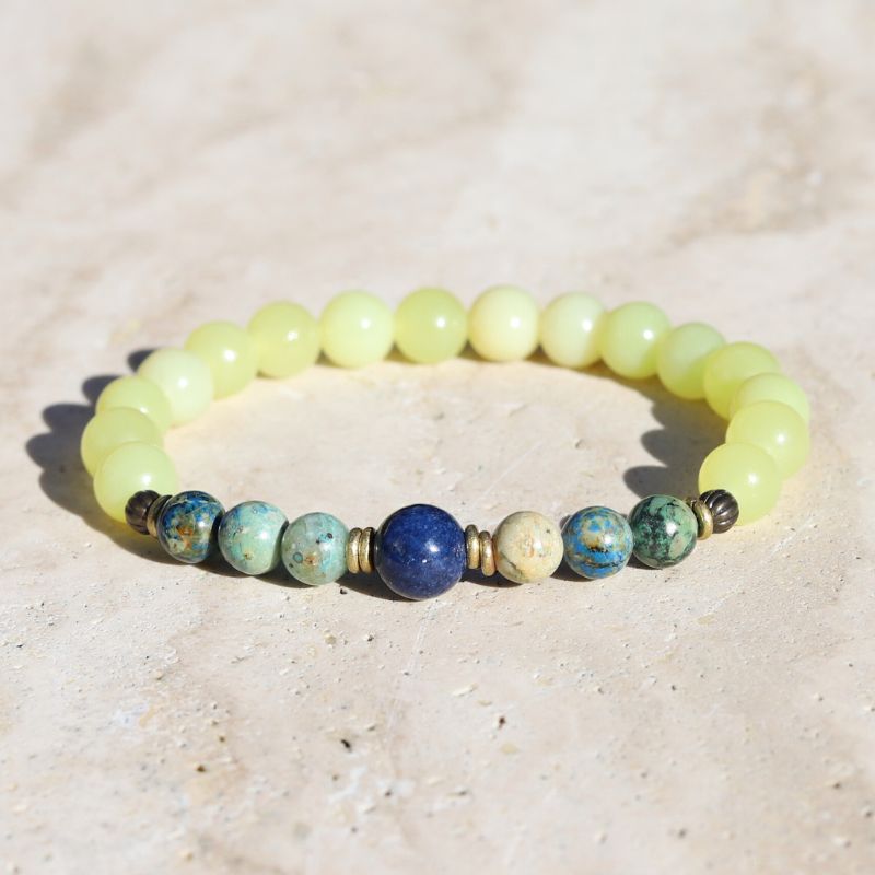 Jade and Chrysoprase Bracelet *Final Sale*