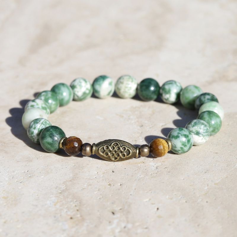 Jade and Tiger's Eye Bracelet *Final Sale*