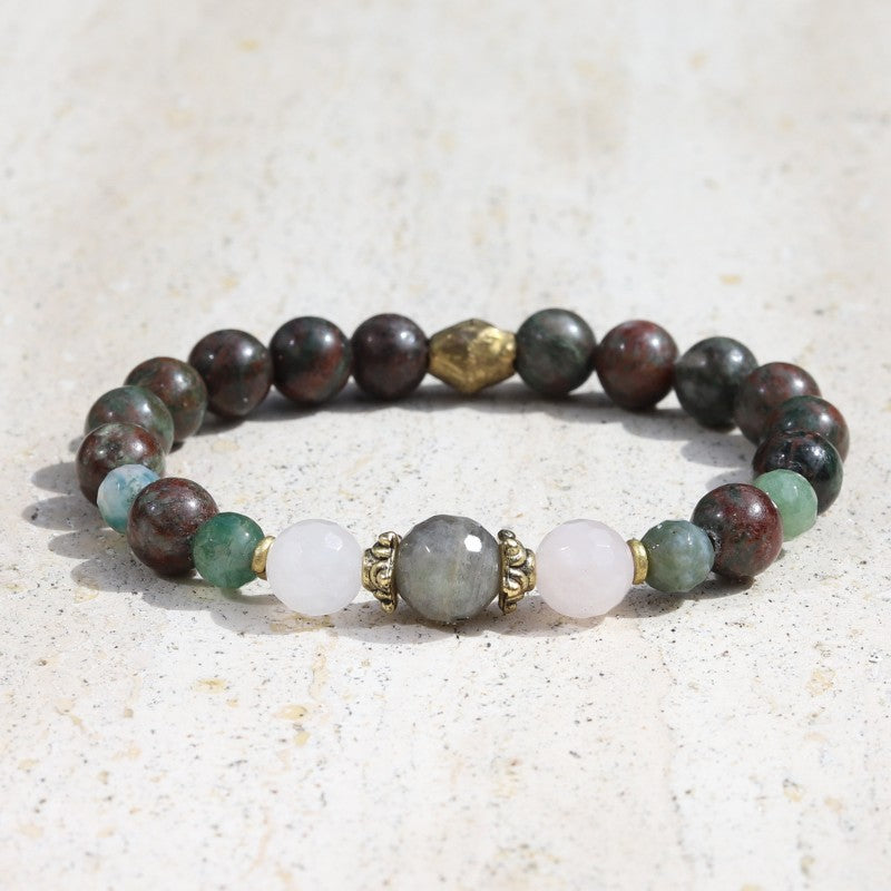 Kashgar Garnet & Labradorite Bracelet *Final Sale*