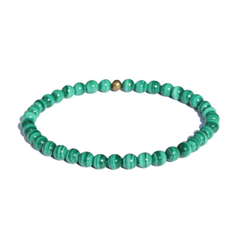 Malachite Delicate Beaded Bracelet