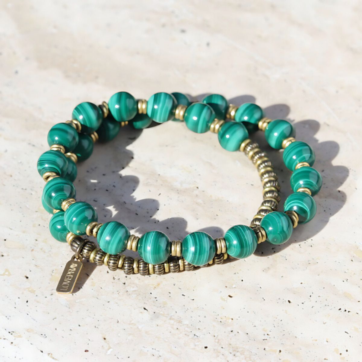 Malachite Mala Bracelet