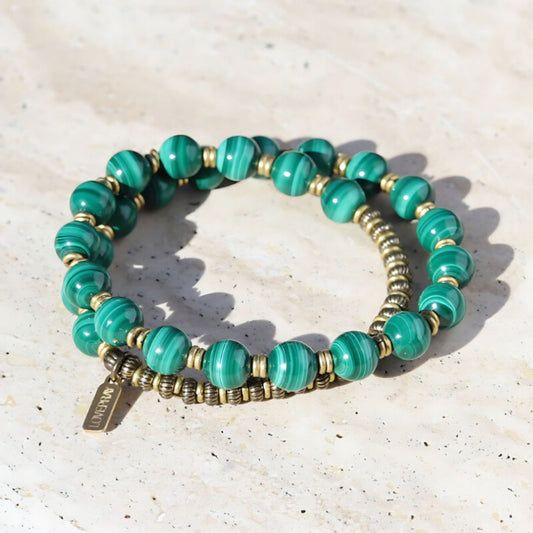 Malachite Mala Bracelet