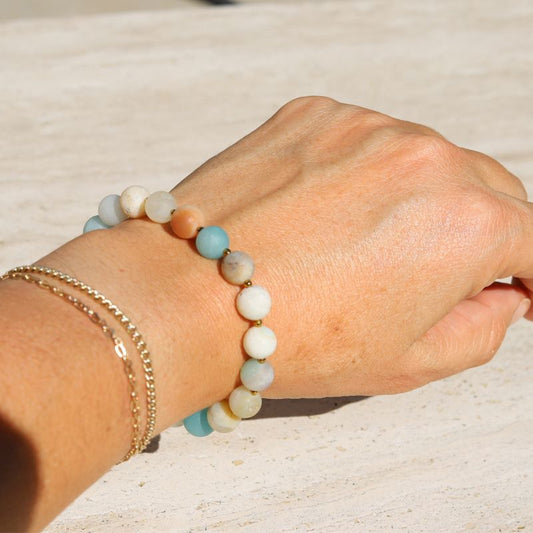 Matte Amazonite Bracelet *Final Sale*