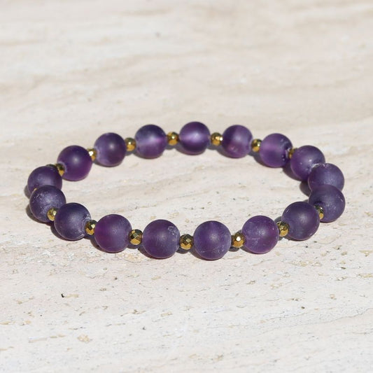 Matte Amethyst Bracelet *Final Sale*