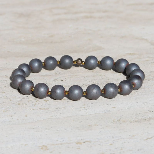 Matte Hematite Bracelet *Final Sale*