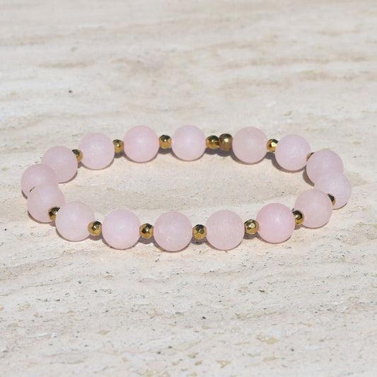 Matte Rose Quartz Bracelet *Final Sale*