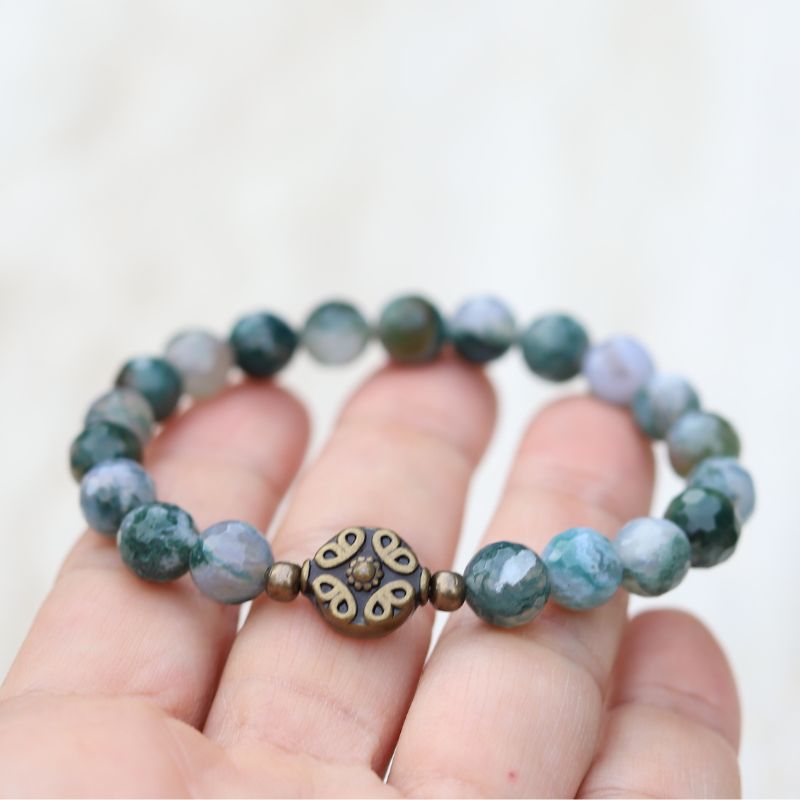 Moss Agate Bracelet *Final Sale*