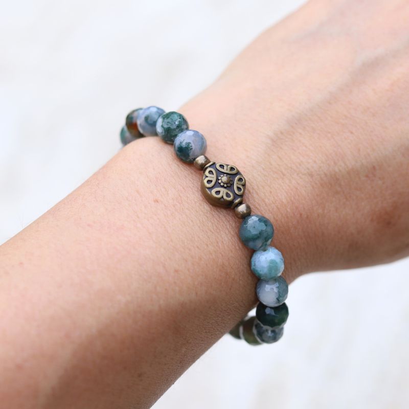 Moss Agate Bracelet *Final Sale*