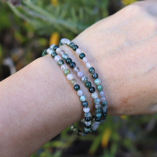 Moss Agate Bracelet- *Final Sale*