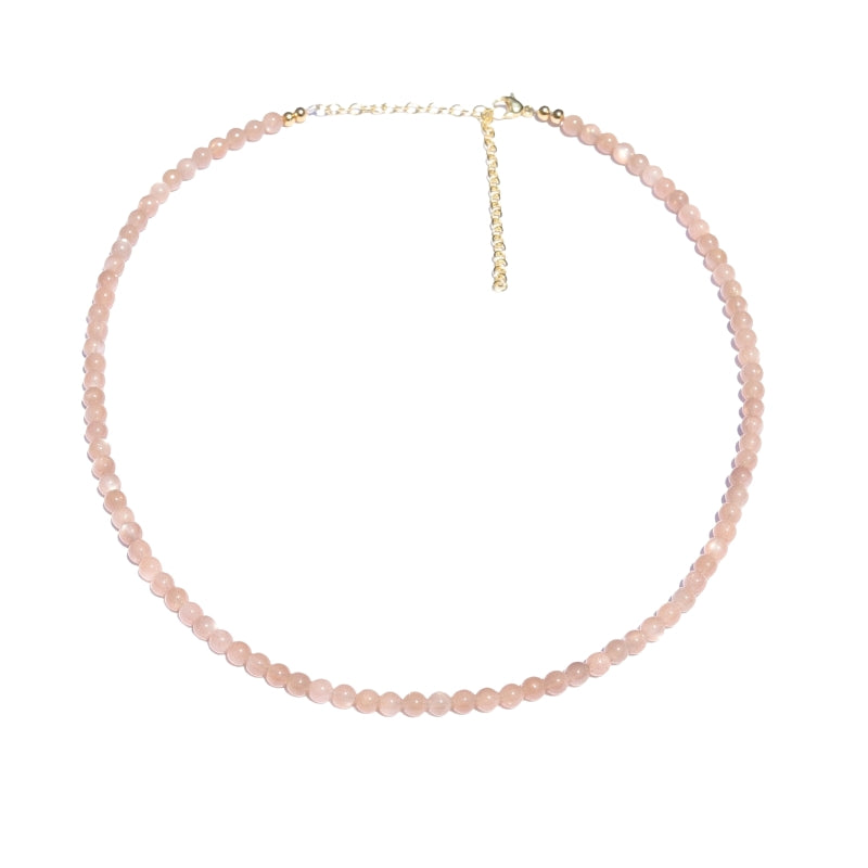 Sunstone Beaded Necklace