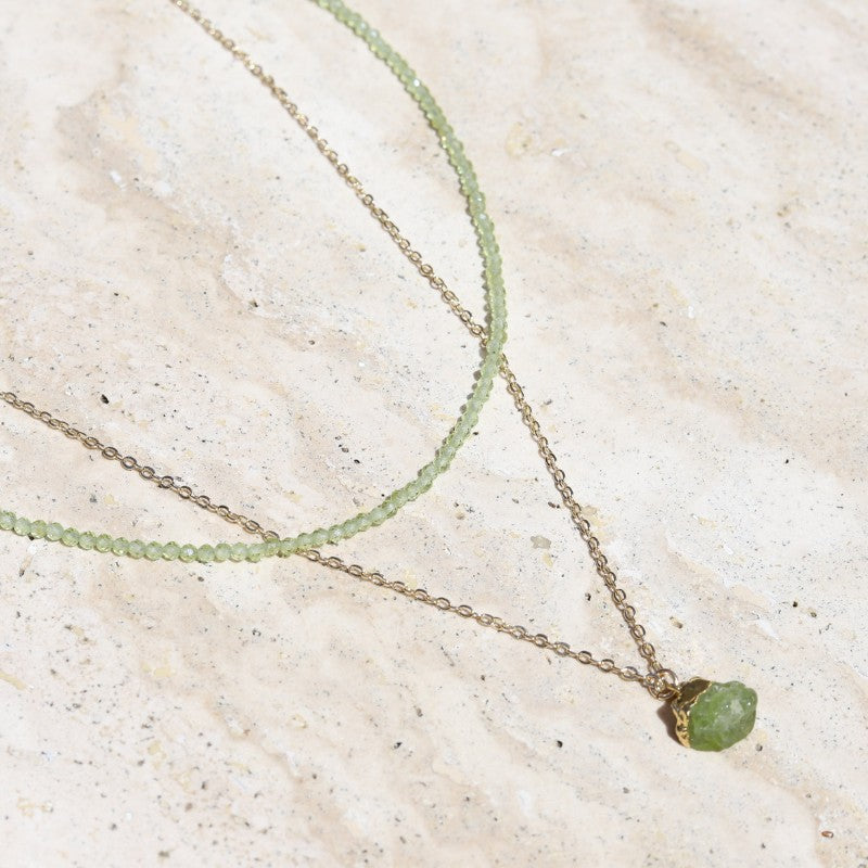 Peridot Luxury Necklace Set