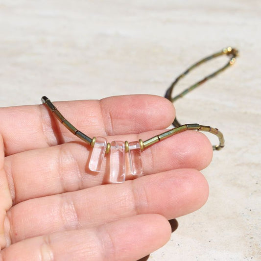 Quartz Crystal Necklace *Final Sale*