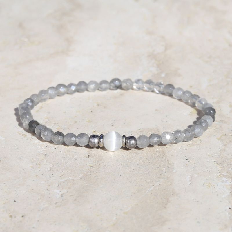 Quartz and Selenite Bracelet *Final Sale*