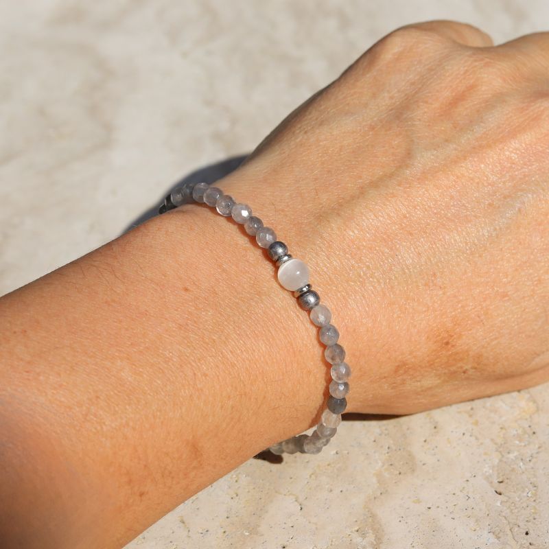 Quartz and Selenite Bracelet *Final Sale*