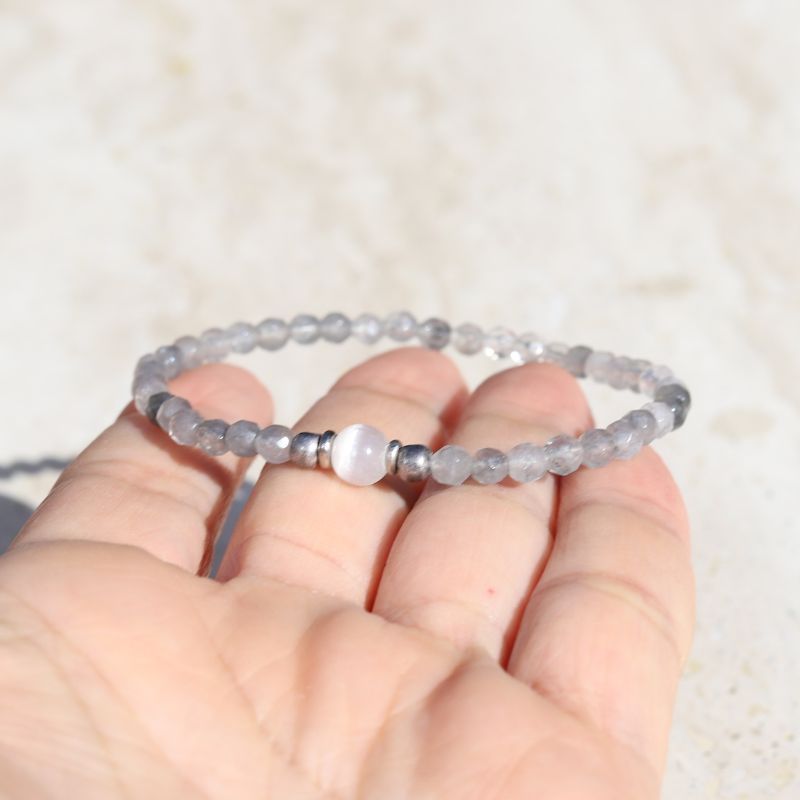 Quartz and Selenite Bracelet *Final Sale*
