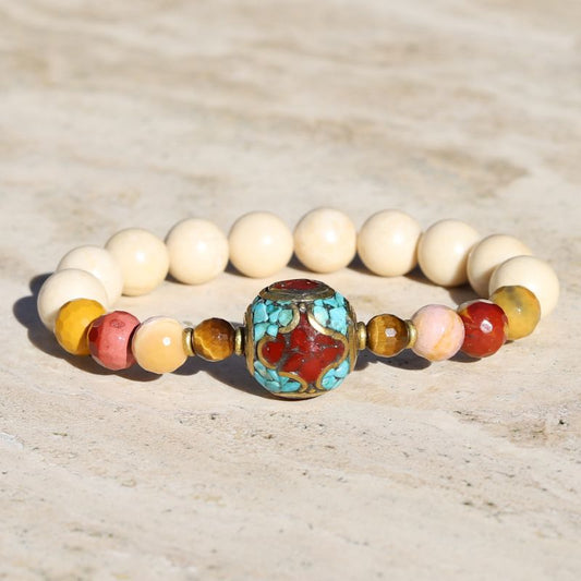 Riverstone & Mookaite Bracelet *Final Sale*
