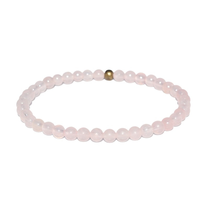 Rose quartz Delicate Beaded Bracelet