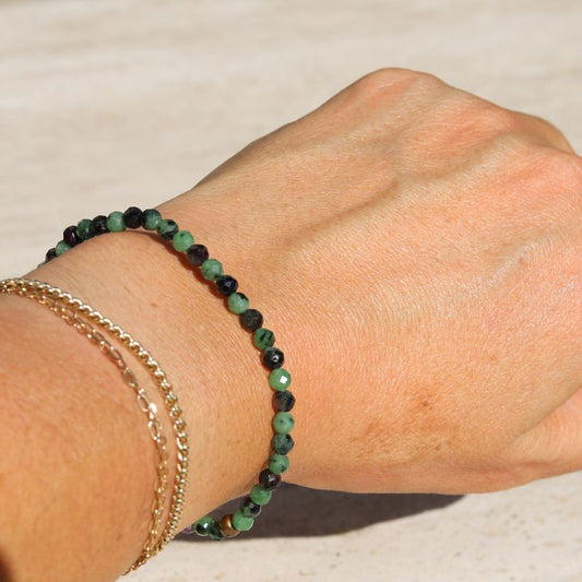 Ruby in Zoisite Delicate Bracelet *Final Sale*