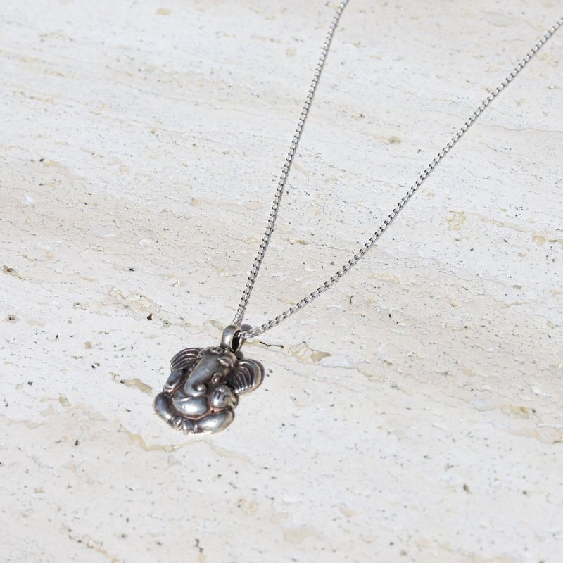 Success Sterling Silver Ganesh Necklace *Final Sale*