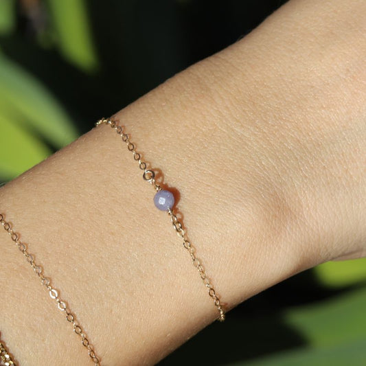 Tanzanite Birthstone Bracelet