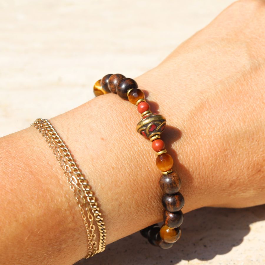 Tiger's Eye & Ebony Bracelet *Final Sale*
