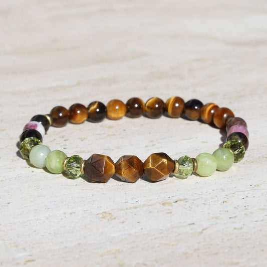 Tiger's Eye & Tourmaline Bracelet *Final Sale*