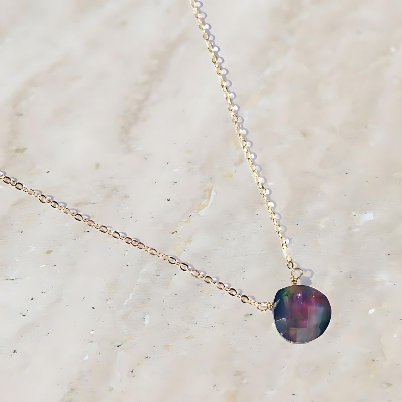 ammolite necklace