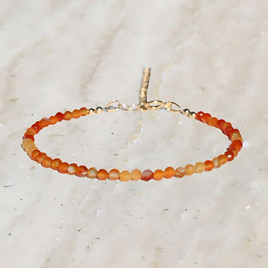 carnelian delicate bracelet