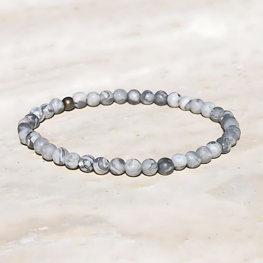 matte landscape jasper bracelet