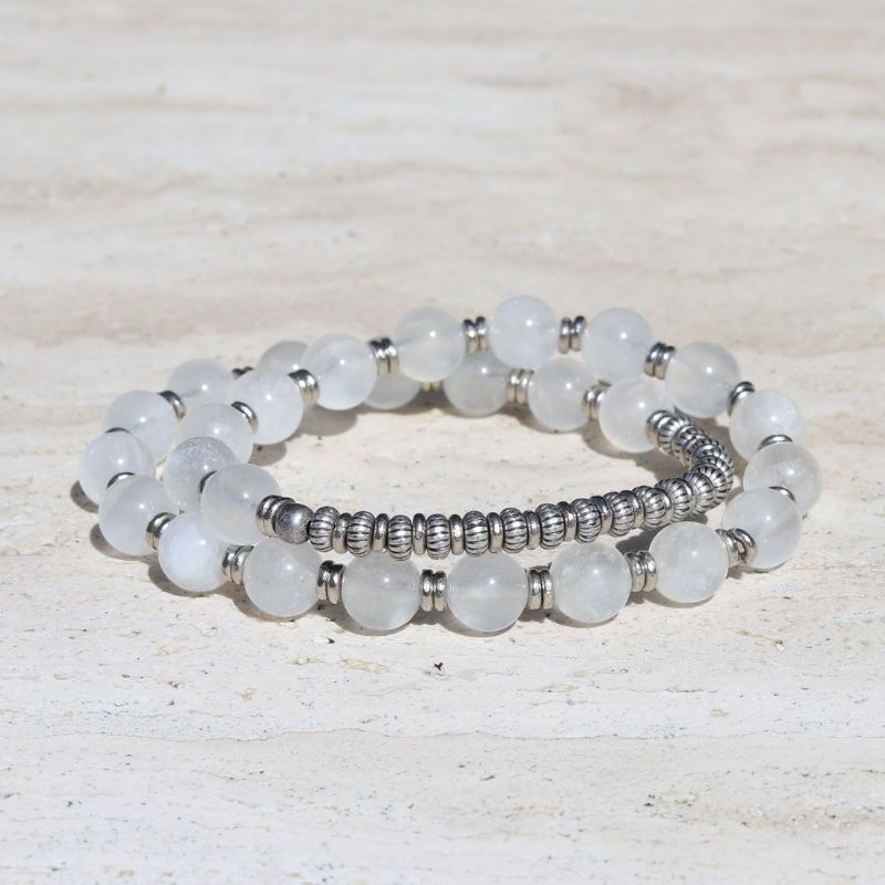 Moonstone Wrist Mala Bracelet *Final Sale*