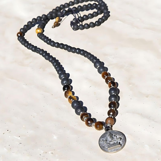 solar plexus ganesh necklace