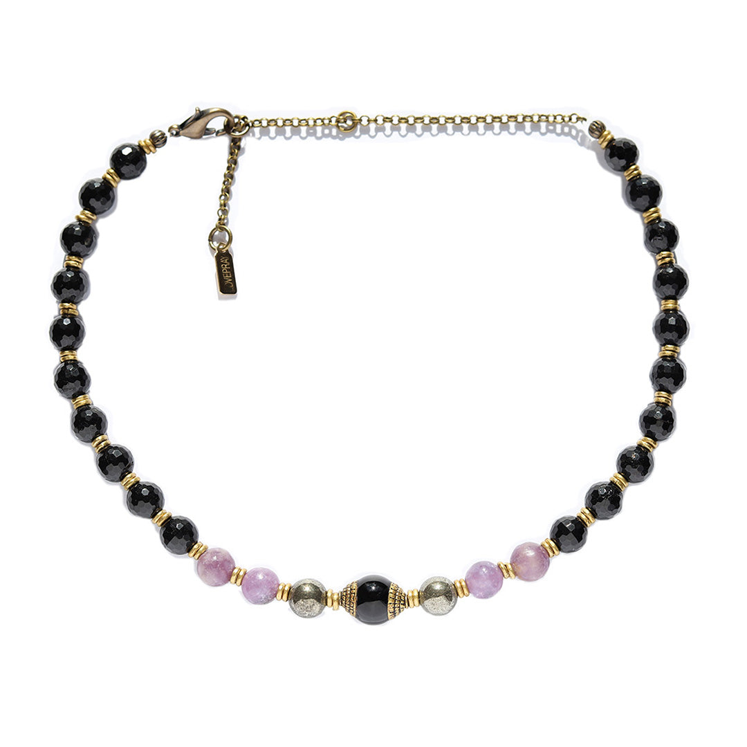Black tourmaline choker discount