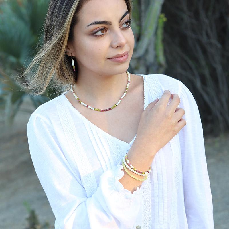 Jade and Tourmaline Jewelry