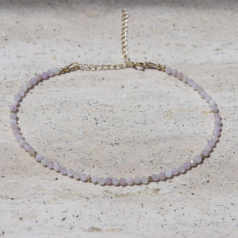 Luxury Kunzite Anklet