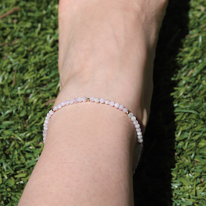 Kunzite Anklet