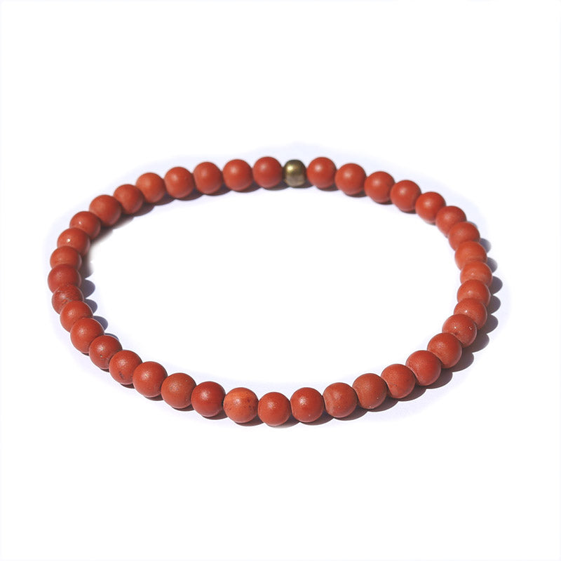 Matte Red Jasper Bracelet