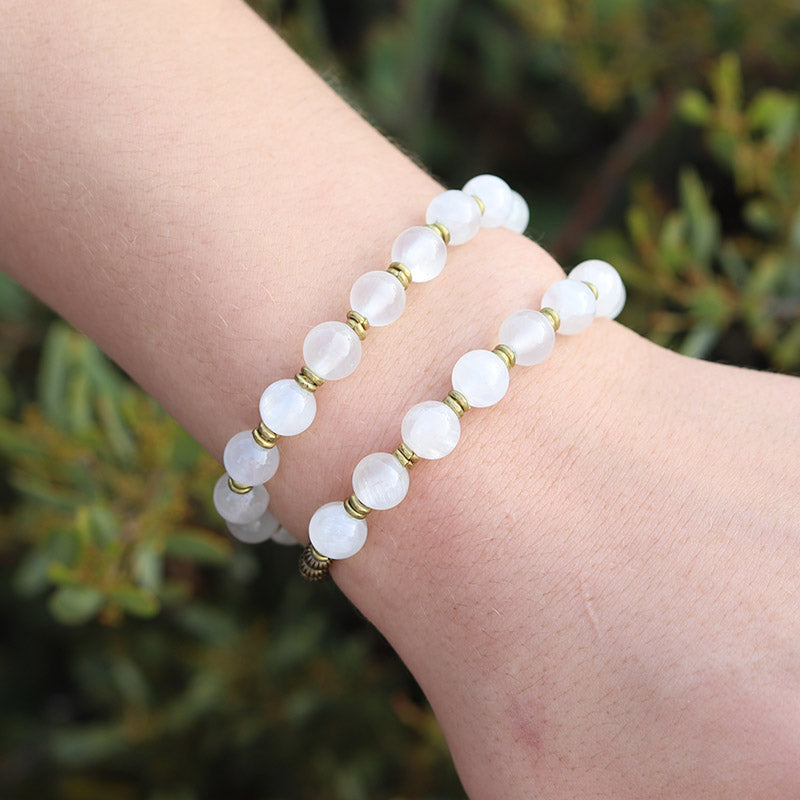 Selenite bracelet shop