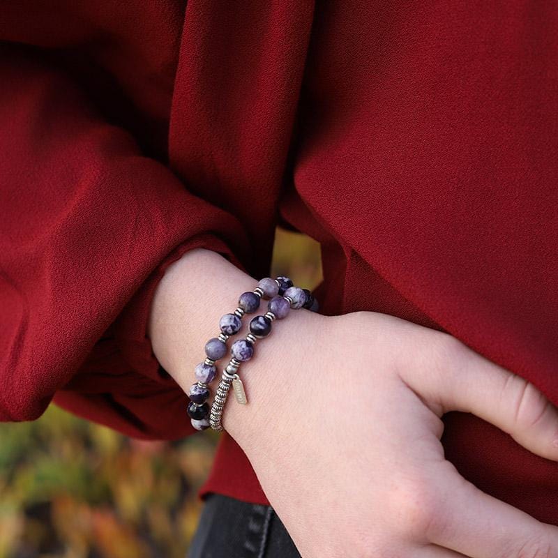 Sugilite Wrist Mala Bracelet